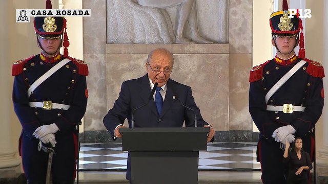 Eduardo Lule Menem reconoció la valentía de Milei al instalar el busto de Carlos Menem: Este busto tendría que haber sido colocado antes