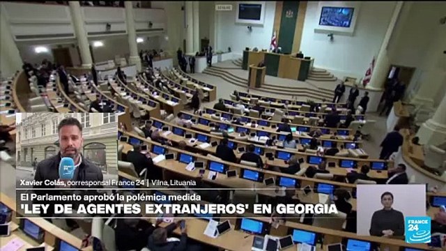 Informe desde Vilna: en medio de manifestaciones, Georgia aprobó ley de 'agentes extranjeros'