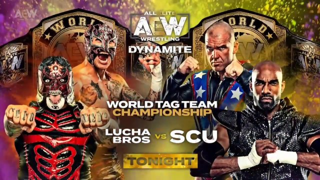 AEW Dynamite 10.30.2019 - The Lucha Brothers vs Frankie Kazarian & Scorpio Sky (AEW World Tag Team Championship)