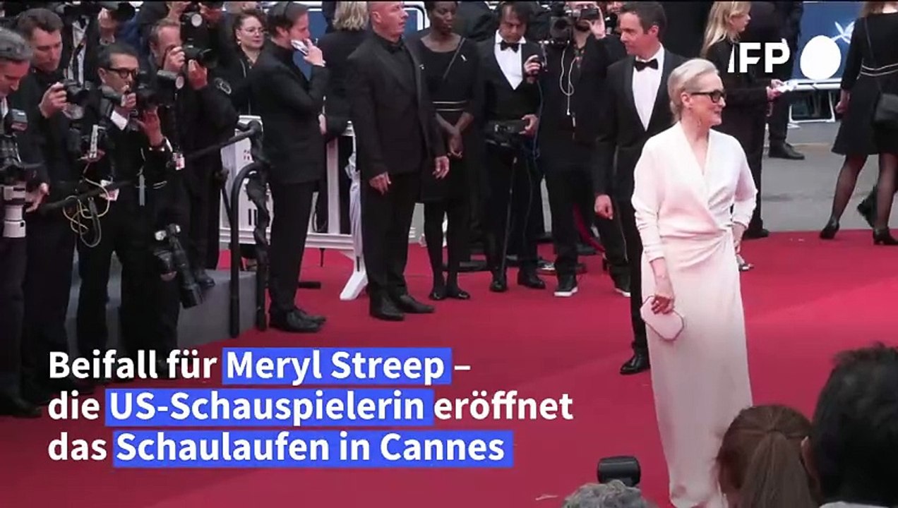 US-Schauspielerin Meryl Streep eröffnet Schaulaufen in Cannes