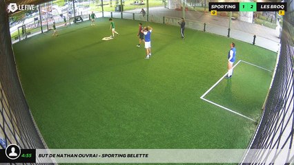 But de NATHAN OUVRAI - SPORTING BELETTE