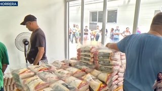 Reportan largas filas para comprar arroz en el Mercado de Abastos de La Chorrera