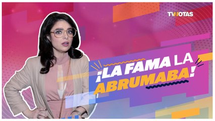 Violeta Isfel  abrumada por la fama