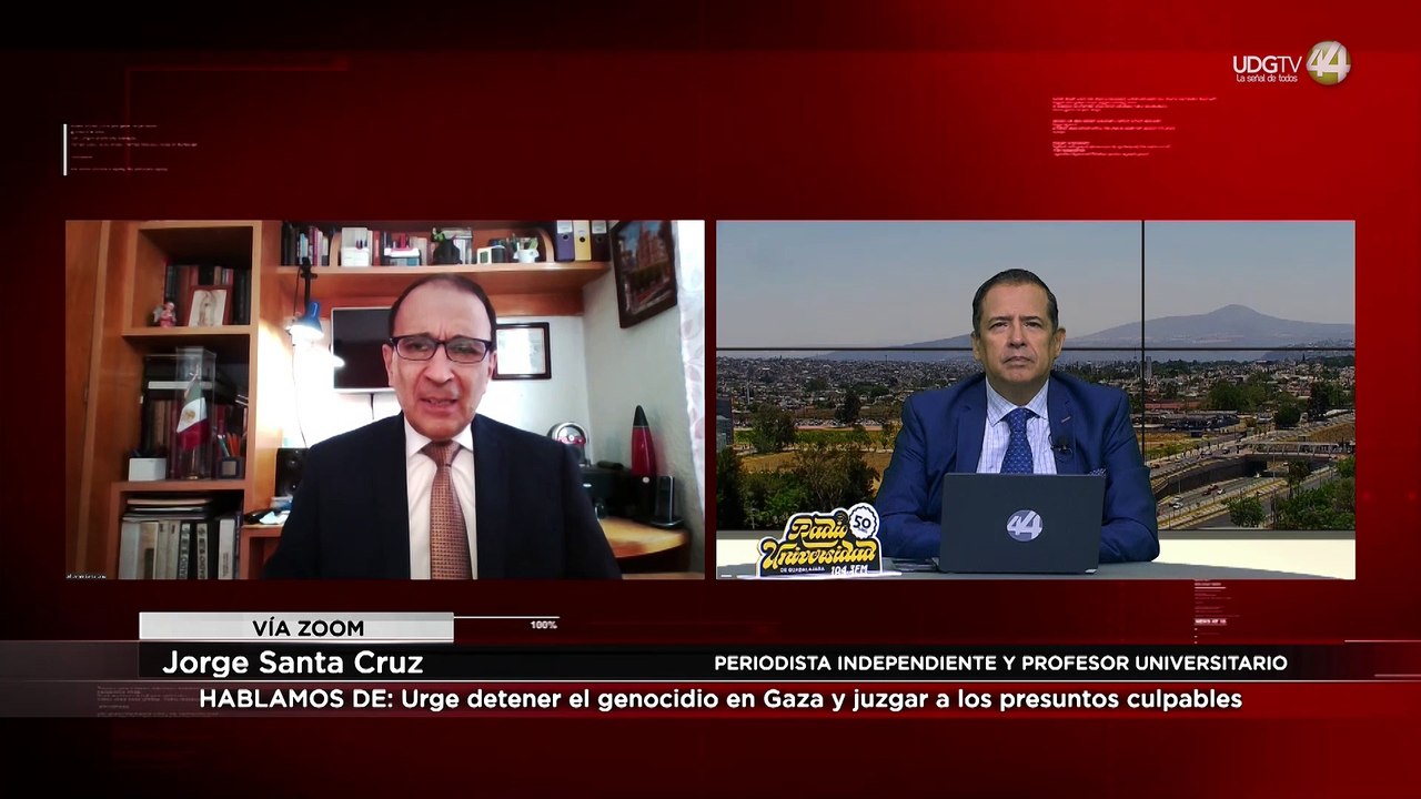 Urge detener el genocidio en Gaza y juzgar a los presuntos culpables | Jorge Santa Cruz