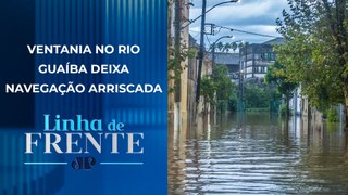 Ondas atrapalham resgate de moradores no Rio Grande do Sul | LINHA DE FRENTE