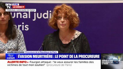 Attaque du fourgon: "Le détenu nécessitait, pour tous ses déplacements, une escorte de niveau 3", affirme Laure Beccuau, procureure de la République de Paris
