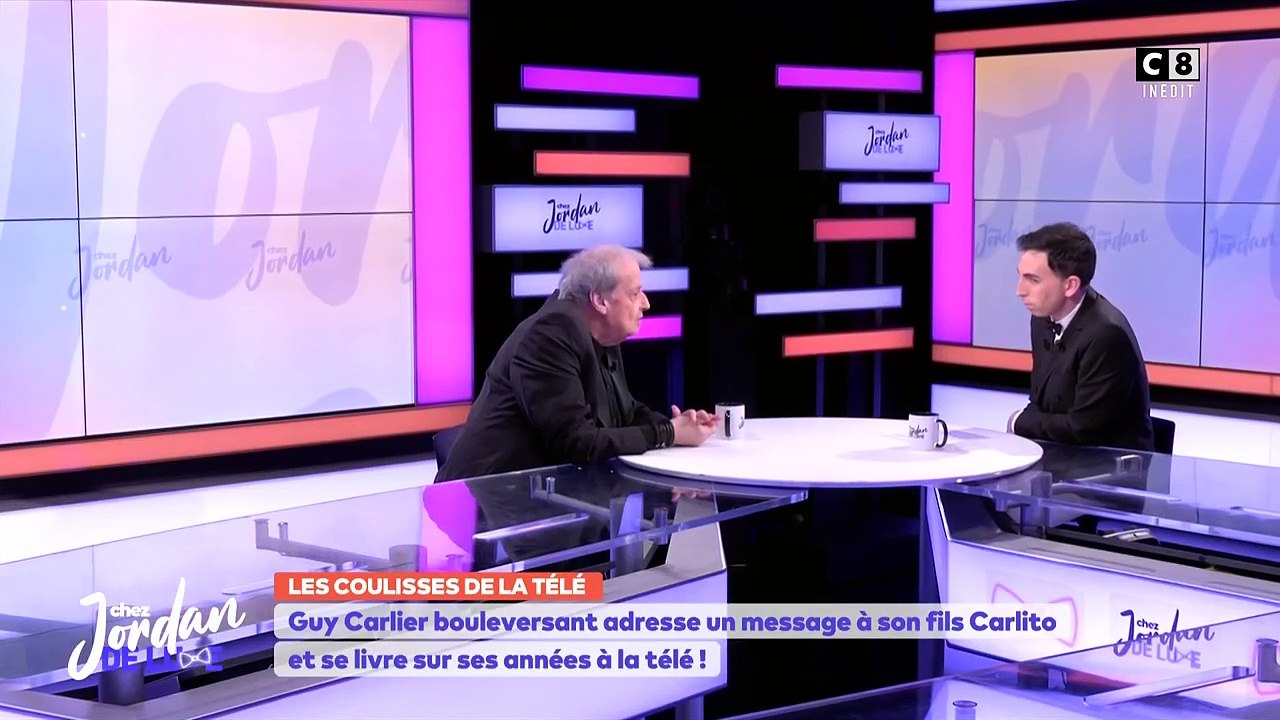 Guy Carlier se confie sur sa relation compliquée avec son fils CarlitoGuy Carlier sur le plateau de "Chez Jordan"