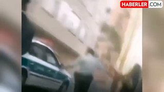 İran'da başörtüsü kuralına uymayan kadına şiddet uygulayan polis memuru gözaltına alındı