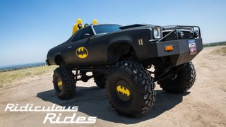 The Batmobile On 44-Inch Wheels