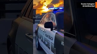 マイアミ警察が新たなパトロールカーのロールスロイスを披露、採用活動を支援