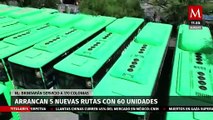 Ponen en operación 5 rutas y 60 unidades de transporte urbano en NL