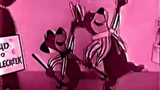 1960s Huckleberry Hound and Yogi Bear dancing for Kellogg's TV commercial