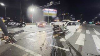 경기 오산서 신호위반 SUV가 택시 추돌...2명 사망 / YTN