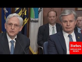 JUST IN: AG Garland And FBI Director Wray Lead Election Threats Task Force Meeting