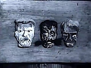 1960s Pressman witch doctor head shrinker kit TV commercial