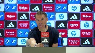 Rueda de prensa de Luis García tras el Real Madrid 5 - Alavés 0