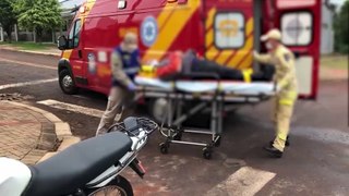 Motociclista fica ferido em acidente no São Cristóvão
