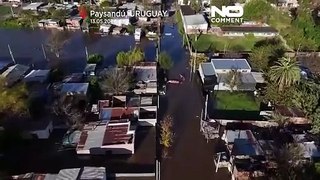 Inundações no Uruguai deixam mais de 5 mil pessoas deslocadas
