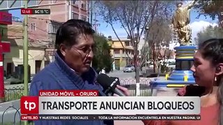 Transportistas anuncian bloqueo para este lunes en la vía La Paz-Oruro en reclamo por la falta de dólares