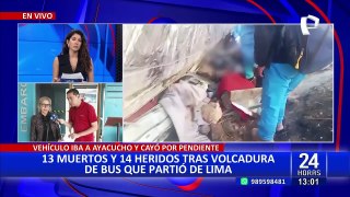 Tragedia en Ayacucho: Empresa de transporte envía bus para transportar a familiares de los heridos y fallecidos