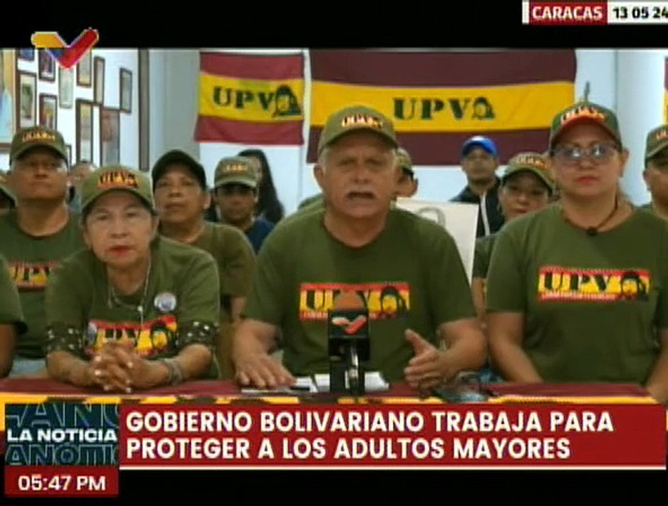 Caracas | UPV respalda la creación de la Gran Misión Abuelos y Abuelas de la Patria