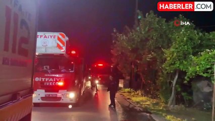 Alkollü şahıs, annesiyle içinde bulunduğu evi yaktı