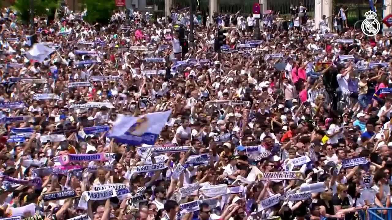 Los mejores momentos de las últimas celebraciones del Real Madrid en Cibeles