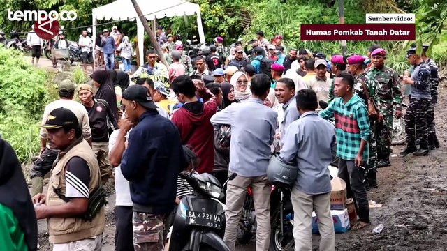 Ada 2.758 Warga Tanah Datar yang Mengungsi Akibat Banjir Bandang