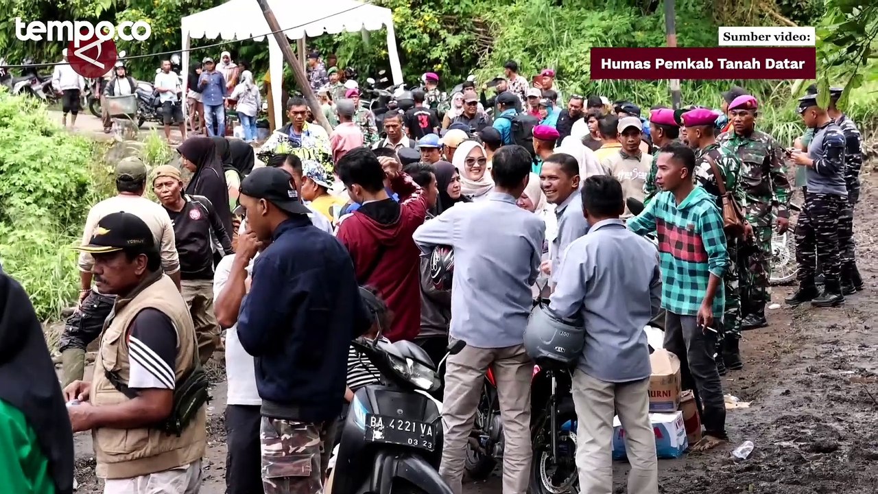 Ada 2.758 Warga Tanah Datar yang Mengungsi Akibat Banjir Bandang