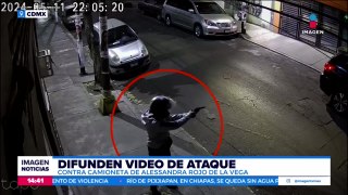 Difunden el video del ataque contra Alessandra Rojo de la Vega