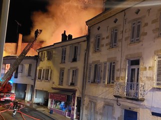 Incendie à La Réole, en Gironde