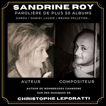 Ce sera. Compositeur Christophe Leporatti. Auteur Sandrine Roy. Chant: Dorian. Édition : Musinfo.