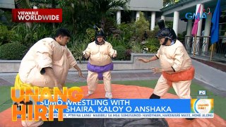 UH Playtime - Sumo wrestling with AnShaKa | Unang Hirit