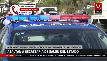 Roban a secretaria de Salud de Guanajuato; fue despojada de una camioneta oficial