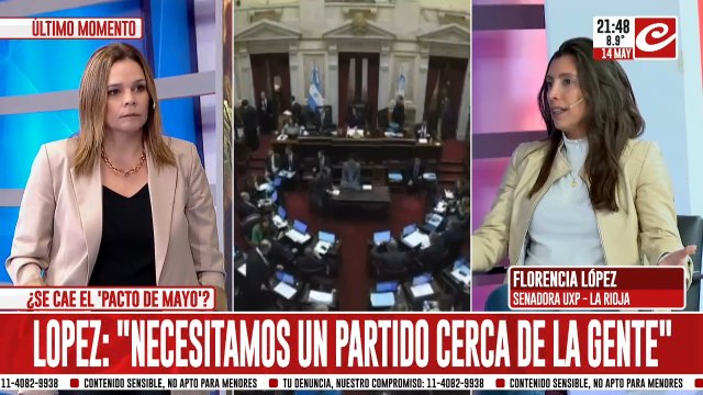 Florencia López: Sólo queremos que el gobierno de Milei haga las cosas bien y eso no está sucediendo