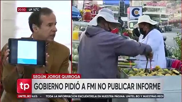 Según Tuto Quiroga, el Gobierno le pidió al FMI no publicar un informe sobre la economía