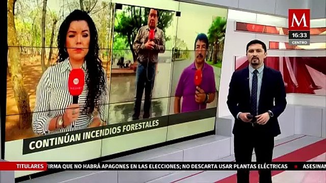 Continúan activos varios incendios forestales en distintos estados del país