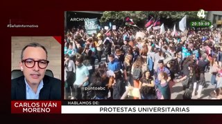 Protestas universitarias: Carlos Iván Moreno