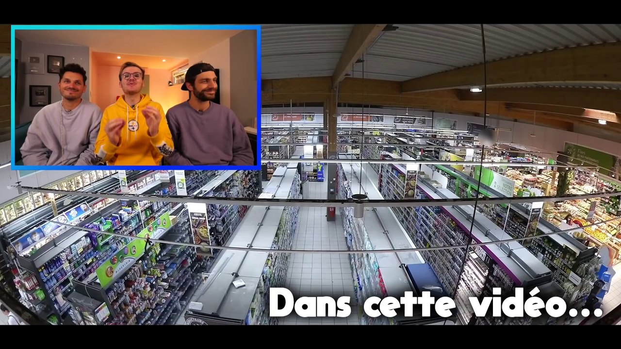 On filme en cachette un supermarché pendant 24h (on voit des trucs de fou)