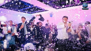 Emiliano Martinez Sprays Champagne and Unai Emery Roars with Delight as Aston Villa Celebration
