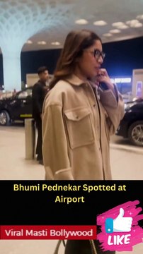 Bhumi Pednekar Spotted at Airport