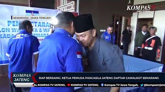 Siap Bersaing, Ketua Pemuda Pancasila Jateng Daftar Cawalkot Semarang