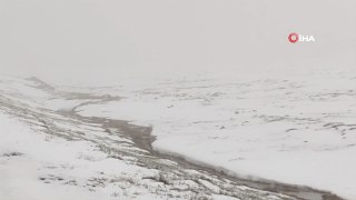 Ardahan'da mayıs ayında kar yağışı
