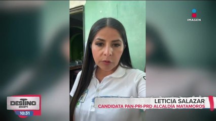 Candidata a la alcaldía de Matamoros quedó atrapada en una balacera; así narró los hechos