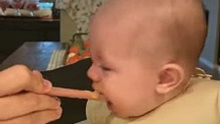 Mealtime Magic!  This Hungry Baby Can't Get Enough Food!