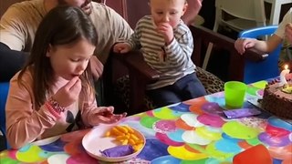 Birthday Bite GONE WRONG!  This Toddler's Cake Attack Will Have You CRYING With Laughter