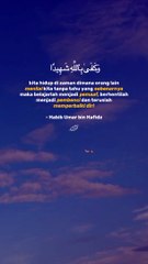 Habib Umar bin hafidz  , mari saling memaafkan satu sama lain