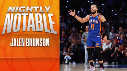 Nightly Notable: Jalen Brunson | May 14