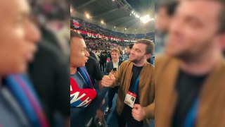 El encuentro entre Mbappé y Fabrizio Romano que está dando que hablar: vean la mirada del francés