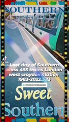 Coulsdon South station 2022 uk last southern railway c455 & if like FOLLOW me thx